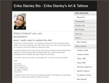 Tablet Screenshot of erikastanleyarts.com